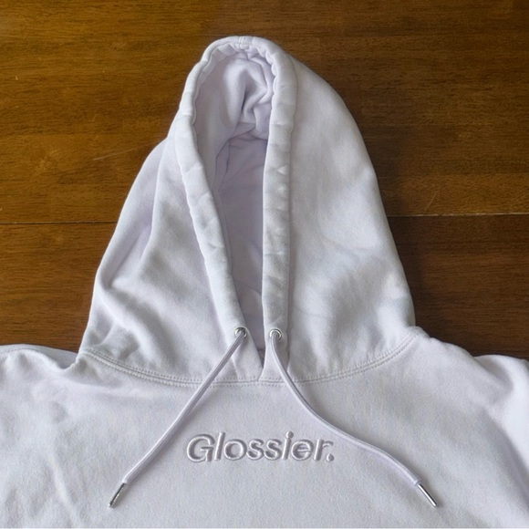 Glossier Limited Edition Lavender Hoodie Large NWT - Picture 7 of 12